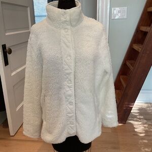 Off White Sherpa Members Mark Size Large